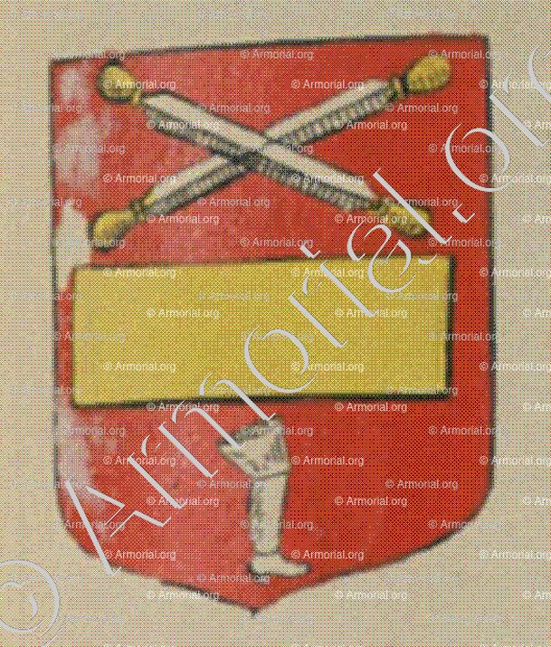 La Communauté des Tanneurs de la ville d'Obernheim (Alsace)_Blason enregistré sous le règne de Louis XIV_France 