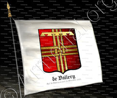 drapeau-de VALLERY_Sgr. de Vallery en 1219, de Marolles, 1223. Bourgogne, org. Champagne._France (1)
