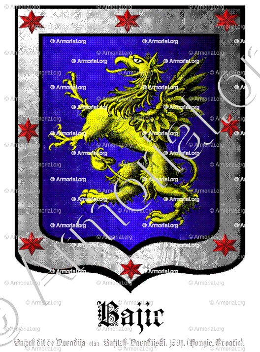 BAJIC_Bajich dit de Varadija olim Bajitch-Varadijski, anoblie en 1791._Hongrie, Croatie