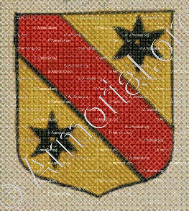 BORIES (Alsace)_Blason enregistré sous le règne de Louis XIV_France 