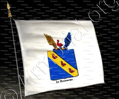 drapeau-LE ROUSSEAU_Armorial royal des Pays-Bas_Europe..