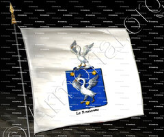 drapeau-LE ROUSSEAU_Armorial royal des Pays-Bas_Europe