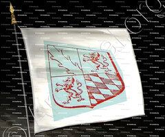 drapeau-LESCHAUX_ de Lescheraine. Ancien Duché de Savoie_ Etats de Savoie