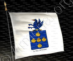 drapeau-LE ROY DE BOSSUT_Armorial royal des Pays-Bas_Europe