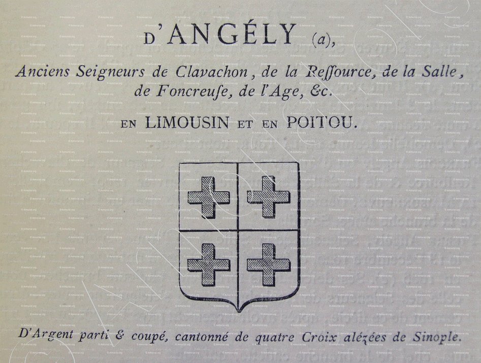 ANGELY _Limousin  Poitou _France