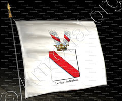 drapeau-LE ROY DE HERBAIS_Armorial royal des Pays-Bas_Europe