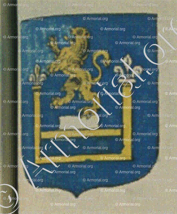 La Communauté des Tisserands de la ville de Landau (Alsace)_Blason enregistré sous le règne de Louis XIV_France 