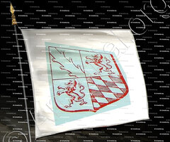 drapeau-LESCHERAINE olim LESCHAUX_Ancien Duché de Savoie_États de Savoie