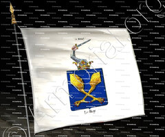 drapeau-LE ROY_Armorial royal des Pays-Bas_Europe..