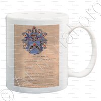 mug-TRAPADOUX_Armorial famille Boutechoux de Chavanes_France