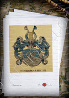 velin-d-Arches-HINDERMANN_Wappenbuch der Stadt Basel . B.Meyer Knaus 1880_Schweiz