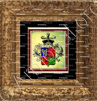 cadre-ancien-or-AMEIL_Bourbonnais, Baron de l'Empire_France