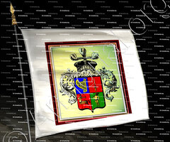 drapeau-AMEIL_Bourbonnais, Baron de l'Empire_France