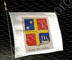 drapeau-COSMAO KER JULIEN_Noblesse d'Empire._France