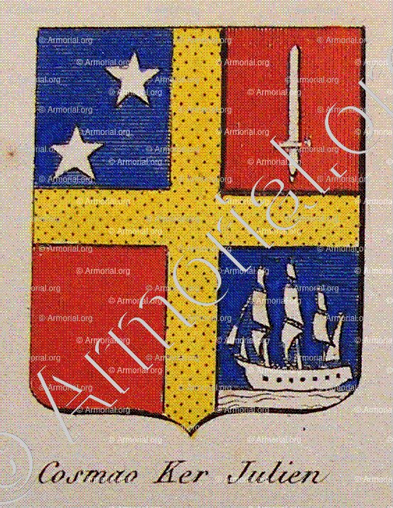 COSMAO KER JULIEN_Noblesse d'Empire._France
