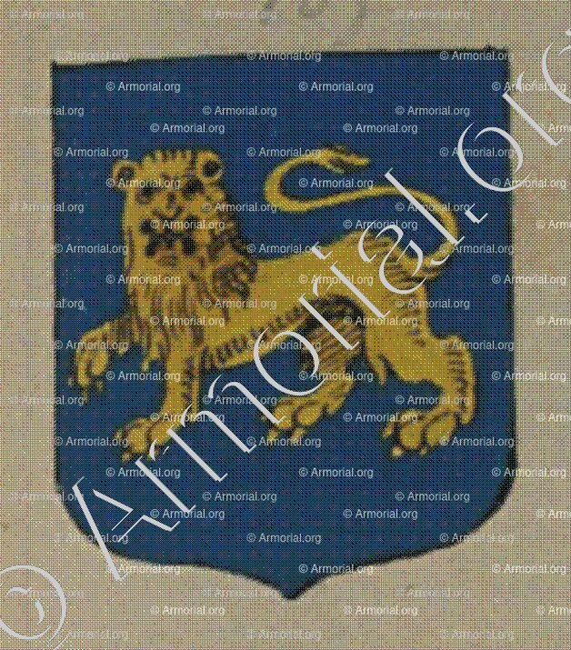 GUENIN (Alsace)_Blason enregistré sous le règne de Louis XIV_France 