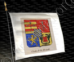 drapeau-COSTA DE LA TRINITE_Noblesse d'Empire._France