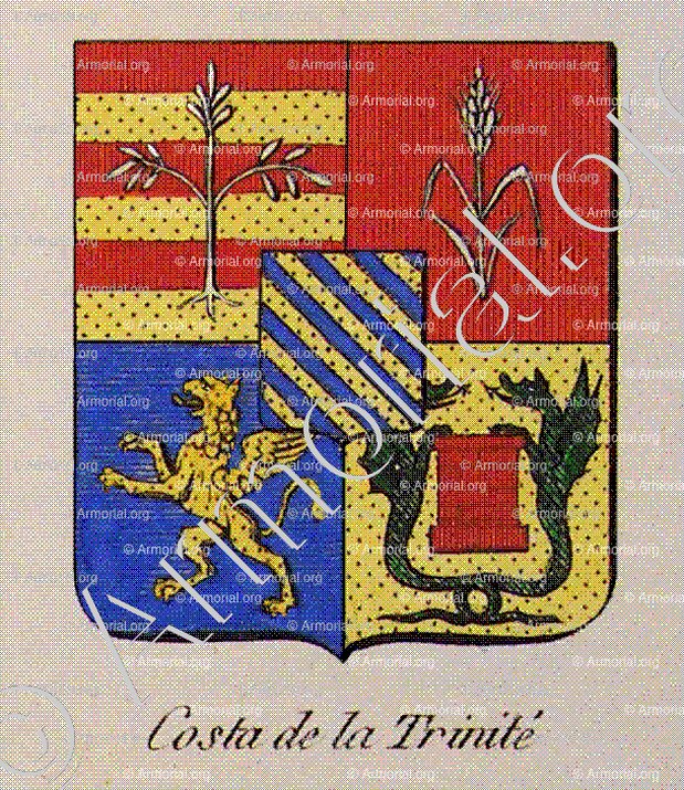 COSTA DE LA TRINITE_Noblesse d'Empire._France
