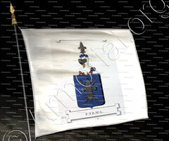 drapeau-UNEMA_Friesland (Stamboek van den Frieschen, 1846)_Nederland