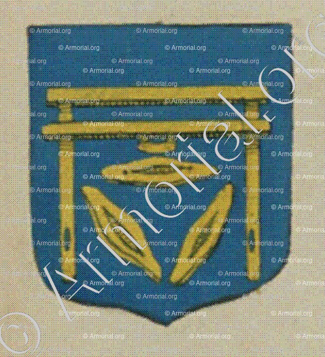 Tisserands d'ERSTEIN(Alsace)_Blason enregistré sous le règne de Louis XIV_France