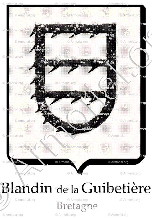 BLANDIN de la GUIBETIERE_Bretagne