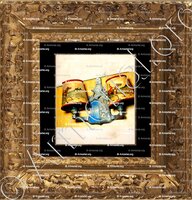 cadre-ancien-or-KNIGHT_Caravane camping 1949_England, United State, Germany.