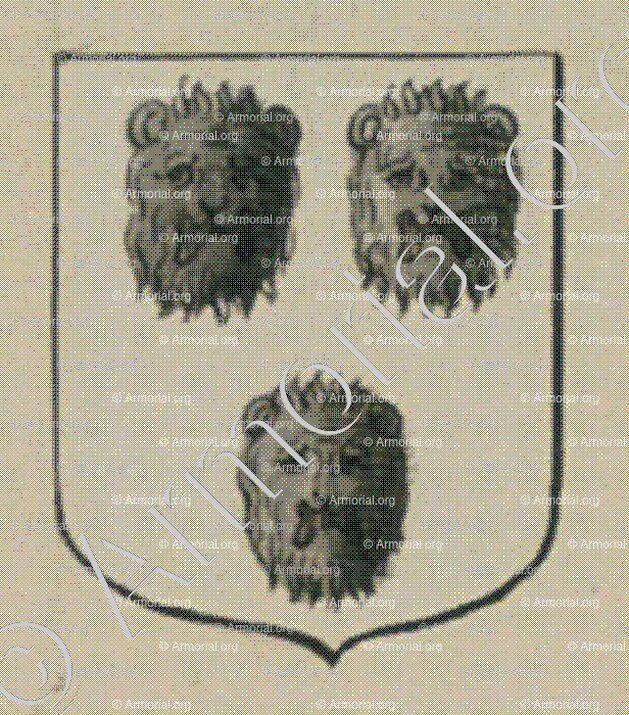 GUERTENER (Alsace)_Blason enregistré sous le règne de Louis XIV_France 