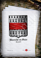velin-d-Arches-ANNEVILLE EN SAIRE_blason de la commune. Normandie._France