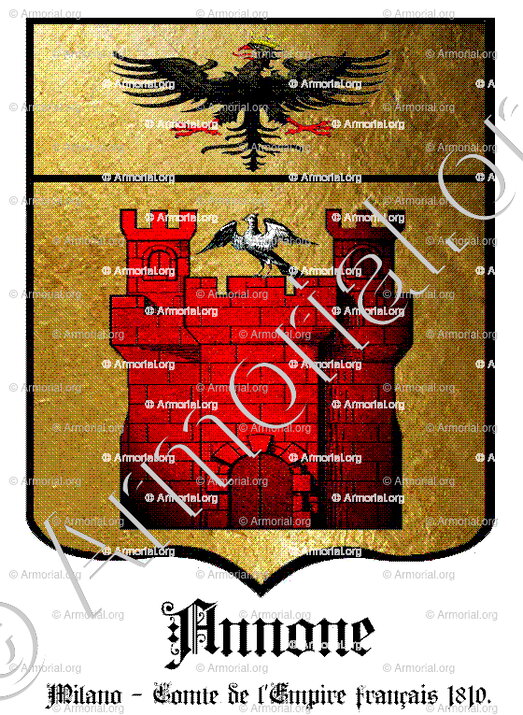 ANNONE_Milano, Comte de l'Empire français, 1810_Italia, France. (i)