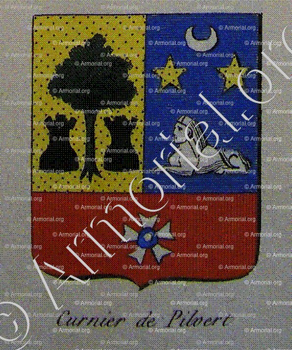 CURNIER DE PILVERT_Noblesse d'Empire._France