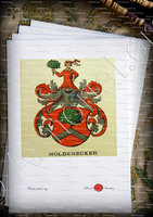 velin-d-Arches-HOLDENECKER_Wappenbuch der Stadt Basel . B.Meyer Knaus 1880_Schweiz
