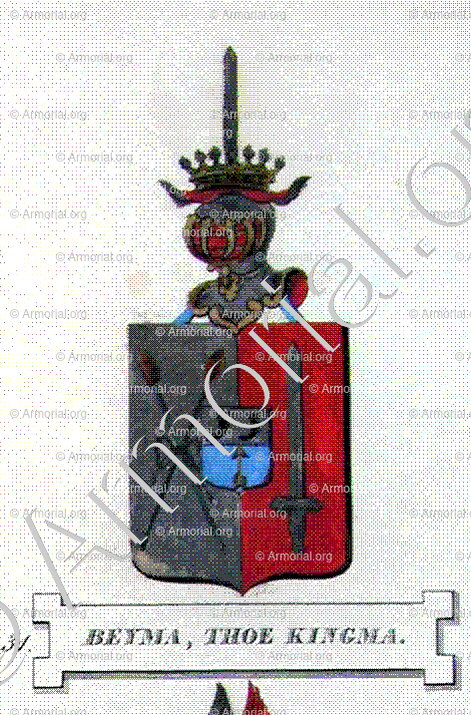 Van BEYMA thoe KINGMA_Friesland (Stamboek van den Frieschen, 1846)_Nederland