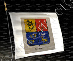 drapeau-D'AHLMAN_Noblesse d'Empire._France