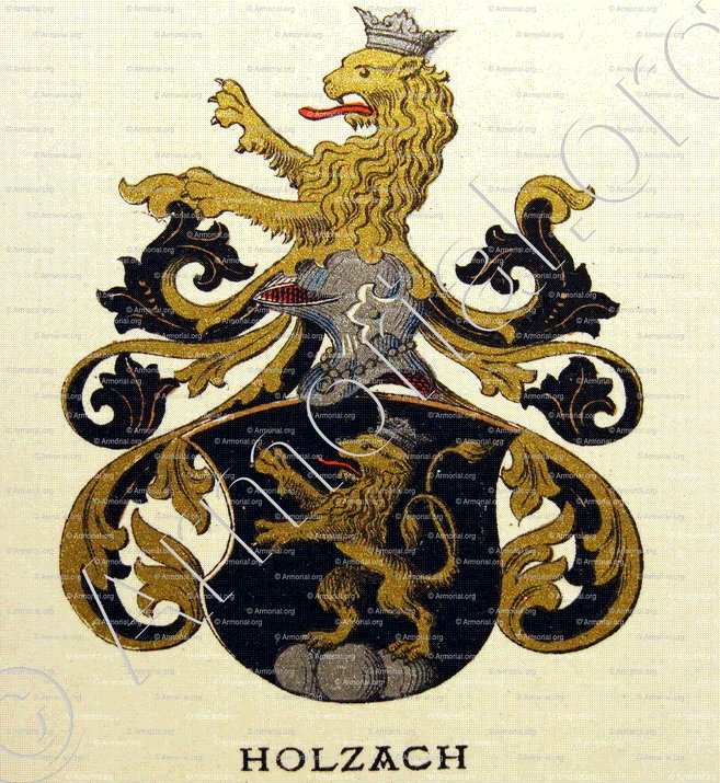 HOLZACH_Wappenbuch der Stadt Basel . B.Meyer Knaus 1880_Schweiz