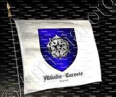 drapeau-ABBADIE-LACOSTE_Guyenne_France ...
