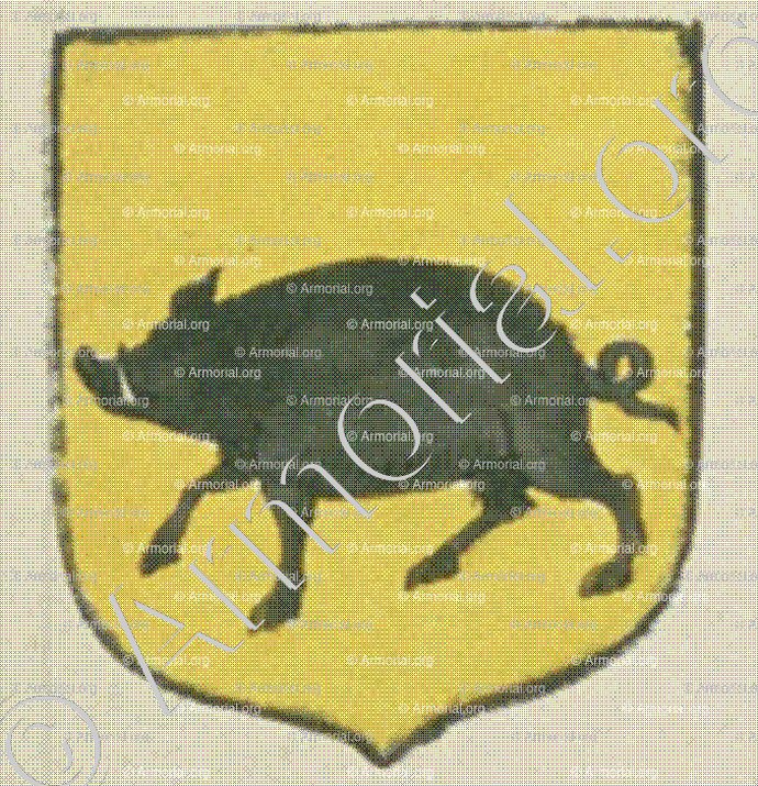 de VEROIT (La Rochelle)_Blason enregistré sous le règne de Louis XIV._France