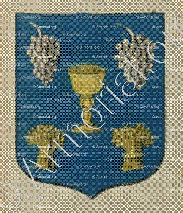 BOURRE (Alsace)_Blason enregistré sous le règne de Louis XIV_France 