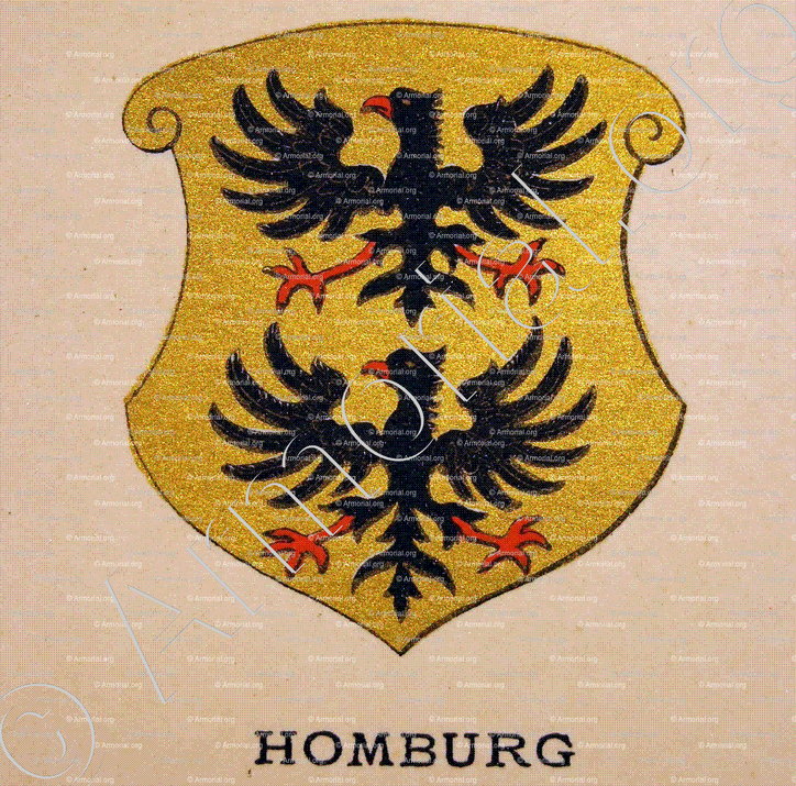 HOMBOURG_Wappenbuch der Stadt Basel . B.Meyer Knaus 1880_Schweiz