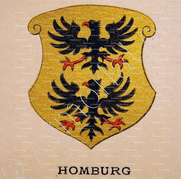 HOMBURG_Wappenbuch der Stadt Basel . B.Meyer Knaus 1880_Schweiz