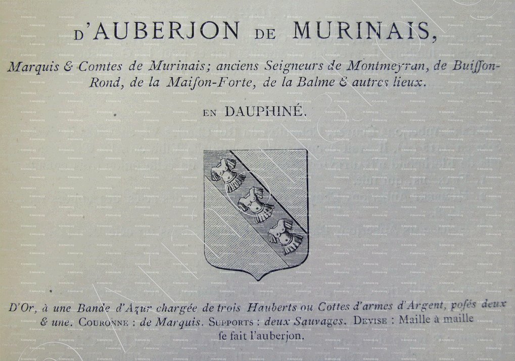 AUBERJON de MURINAIS_Dauphiné_France