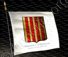 drapeau-ARAGONA o D'ARAGONA_Vescovo di Cefalù 1484 e 1525.(Sicilia._Italia (i)