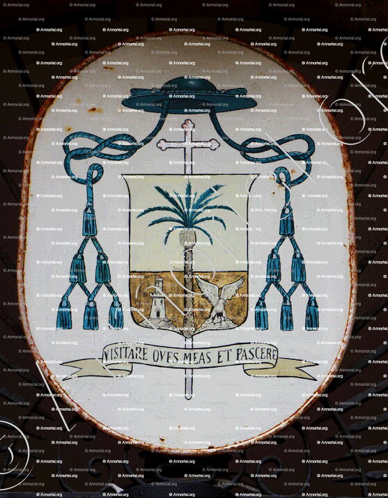 VISITARE OVES MEAS E PASCERE_Vincenzo Manzella. Vescovo di Cefalù (Sicilia) Palazzo Vescovile._Italia 