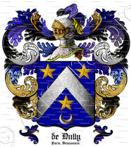 De NULLY Coat Of Arms Heraldry Etymology And Origin Family Name 