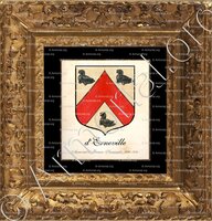 cadre-ancien-or-d'ERNEVILLE_Armorial de France, Normandie, 1696-1710._France