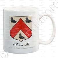 mug-d'ERNEVILLE_Armorial de France, Normandie, 1696-1710._France