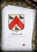 velin-d-Arches-d'ERNEVILLE_Armorial de France, Normandie, 1696-1710._France