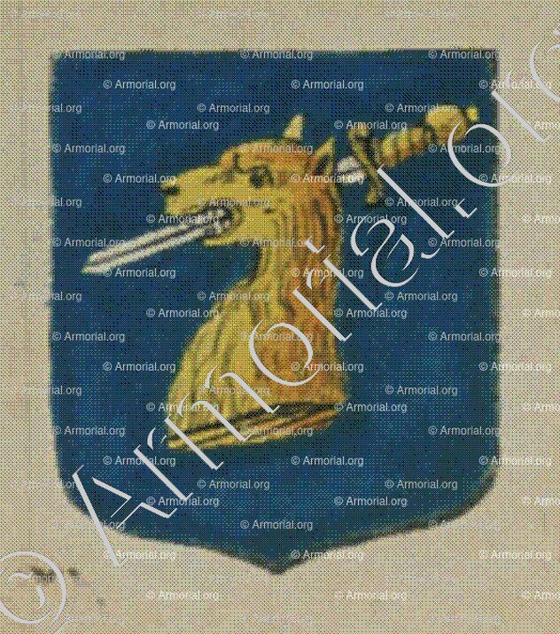 GUNTHIER (Alsace)_Blason enregistré sous le règne de Louis XIV_France 