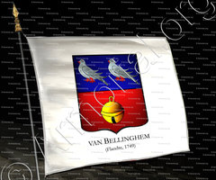 drapeau-VAN BELLINGHEN_Flandre, anoblie en 1749_Belgique