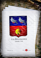 velin-d-Arches-VAN BELLINGHEN_Flandre, anoblie en 1749_Belgique