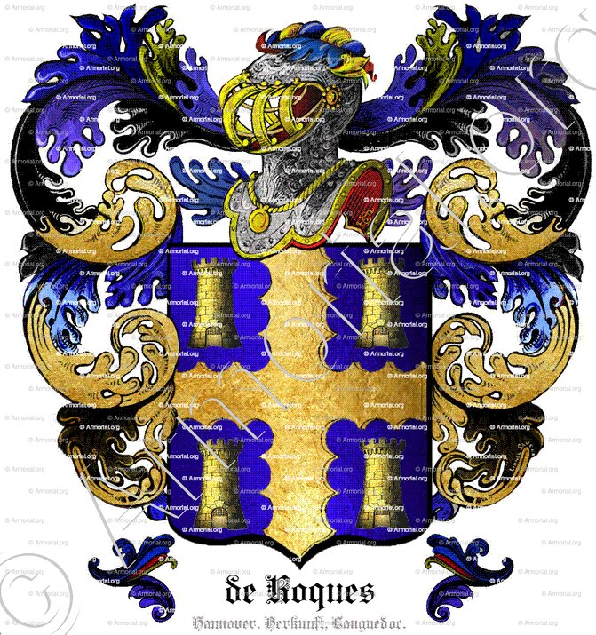de ROQUES_Hannover. Herkunft, Languedoc_Deutschland France ()